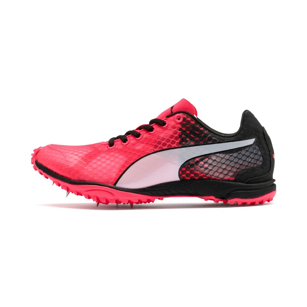 Puma evoSPEED Haraka 6 Distance Férfi Szöges Cipő - Rózsaszín/Fekete/Fehér ( Hungary - DOEGV8930 )